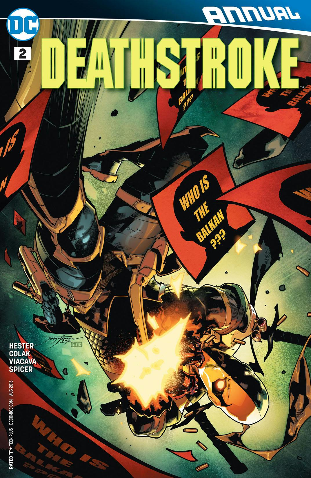 DEATHSTROKE ANNUAL #2 comic cover | Secret Station