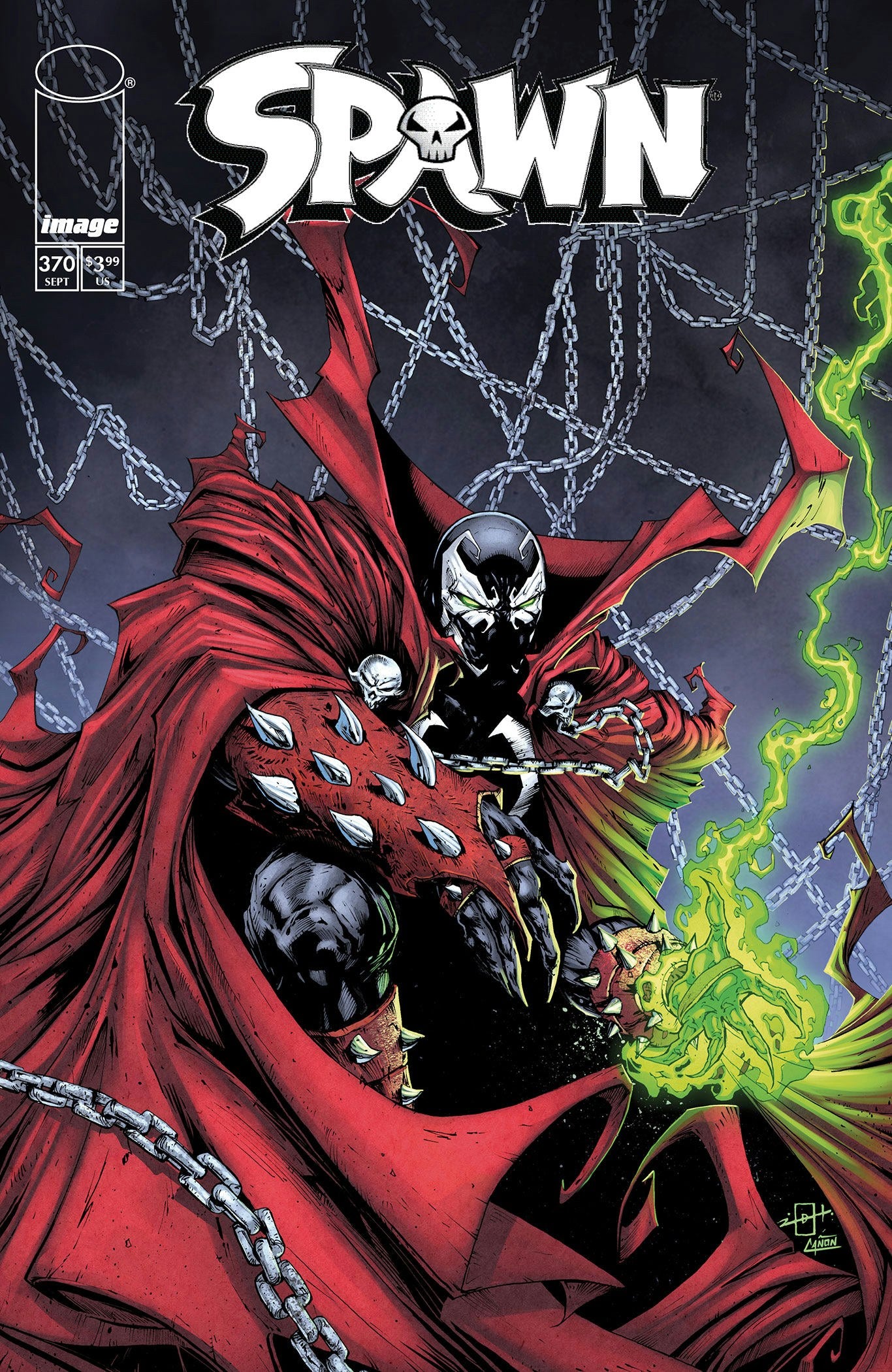 SPAWN #370 CVR A JONATHAN URIBE comic cover | Secret Station