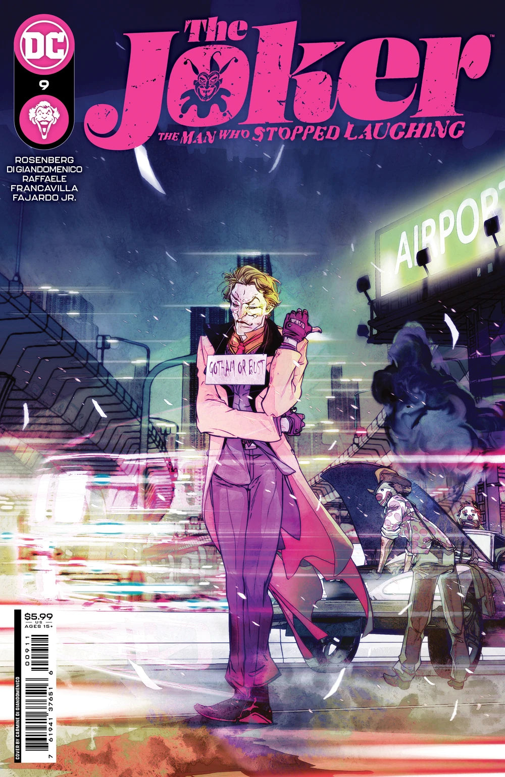 JOKER THE MAN WHO STOPPED LAUGHING #9 CVR A DI GIANDOMENICO comic cover | Secret Station