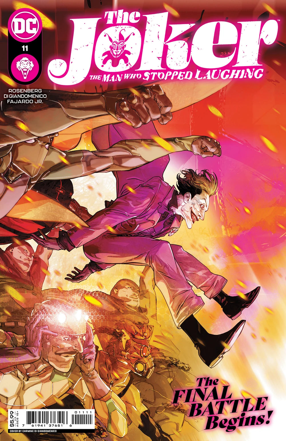 JOKER THE MAN WHO STOPPED LAUGHING #11 CVR A DI GIANDOMENICO comic cover | Secret Station
