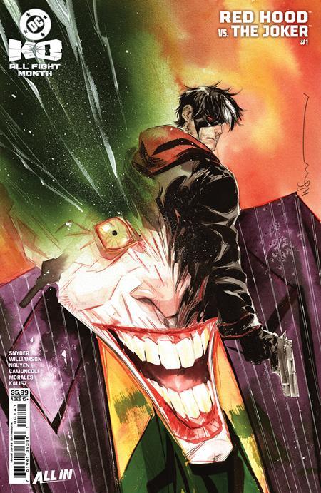 DC K.O. RED HOOD VS JOKER #1 (ONE SHOT) CVR B DUSTIN NGUYEN CARD STOCK VAR - Secret Station Comic | Book Shop