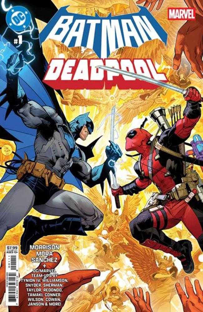 DC MARVEL BATMAN DEADPOOL #1 CVR A DAN MORA comic cover | Secret Station