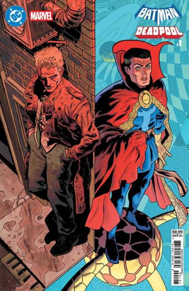DC MARVEL BATMAN DEADPOOL #1 CVR P CONSTANTINE comic cover | Secret Station