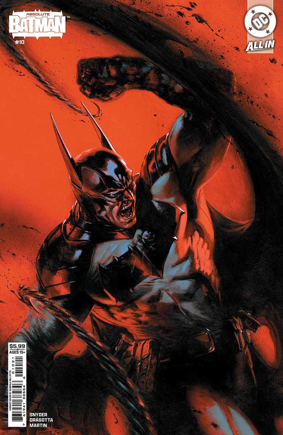 ABSOLUTE BATMAN #10 CVR B GABRIELE DELL OTTO CARD STOCK VAR