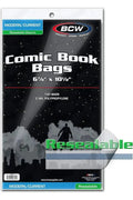 RESEALABLE CURRENT MODERN COMIC BAGS (PACK OF 100) - Secret Station Comic | Book Shop