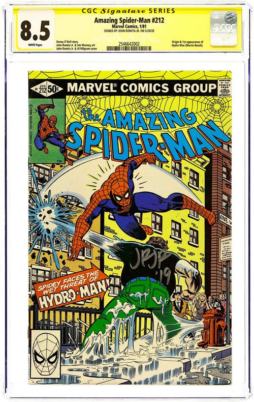 Amazing Spider-Man (1963 1st Series) 212 CGC 8.5 SS Romita comic cover | Secret Station
