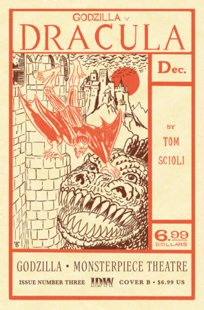 Godzilla's Monsterpiece Theatre #3 Variant B (Scioli)