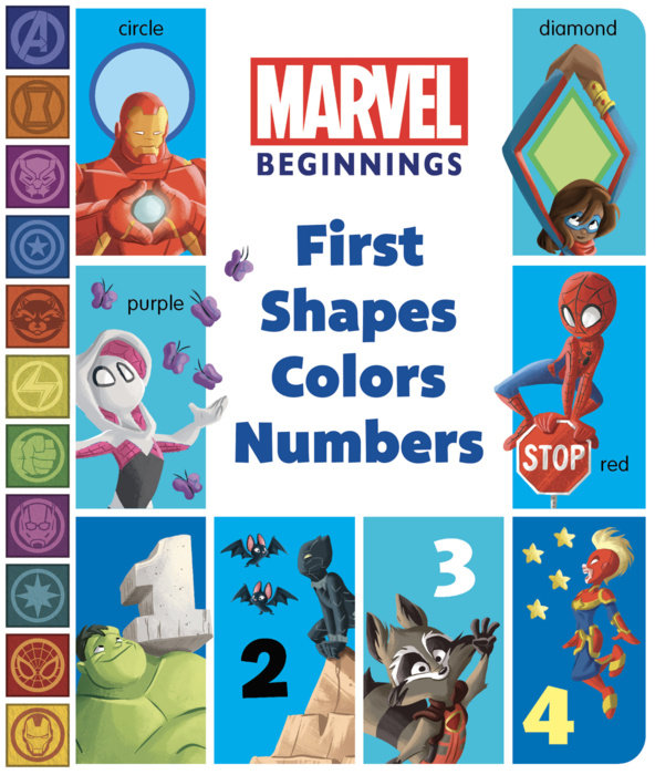 Marvel Beginnings: First Shapes, Colors, Numbers cover
