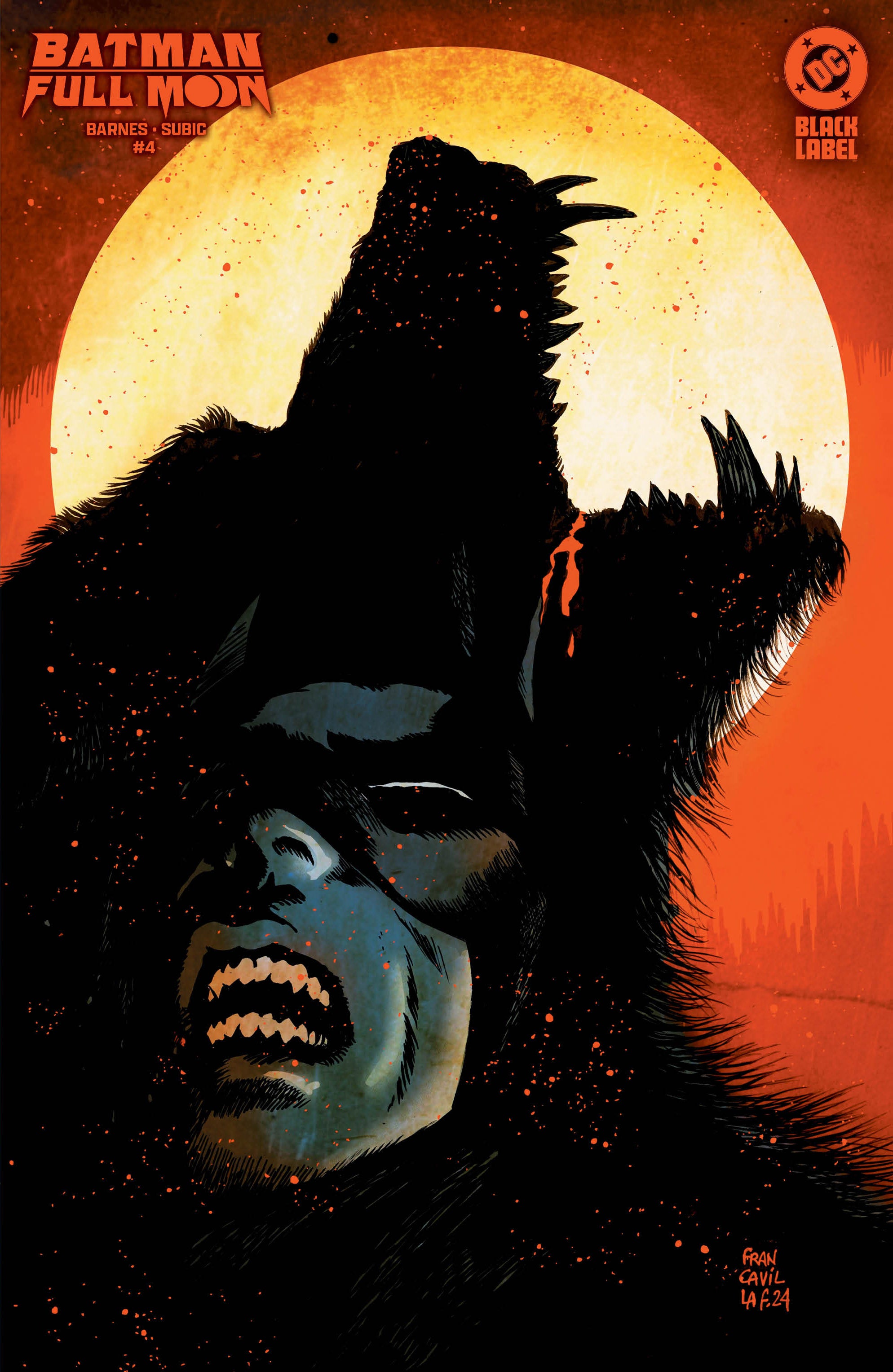 BATMAN FULL MOON #4 (OF 4) CVR B FRANCAVILLA