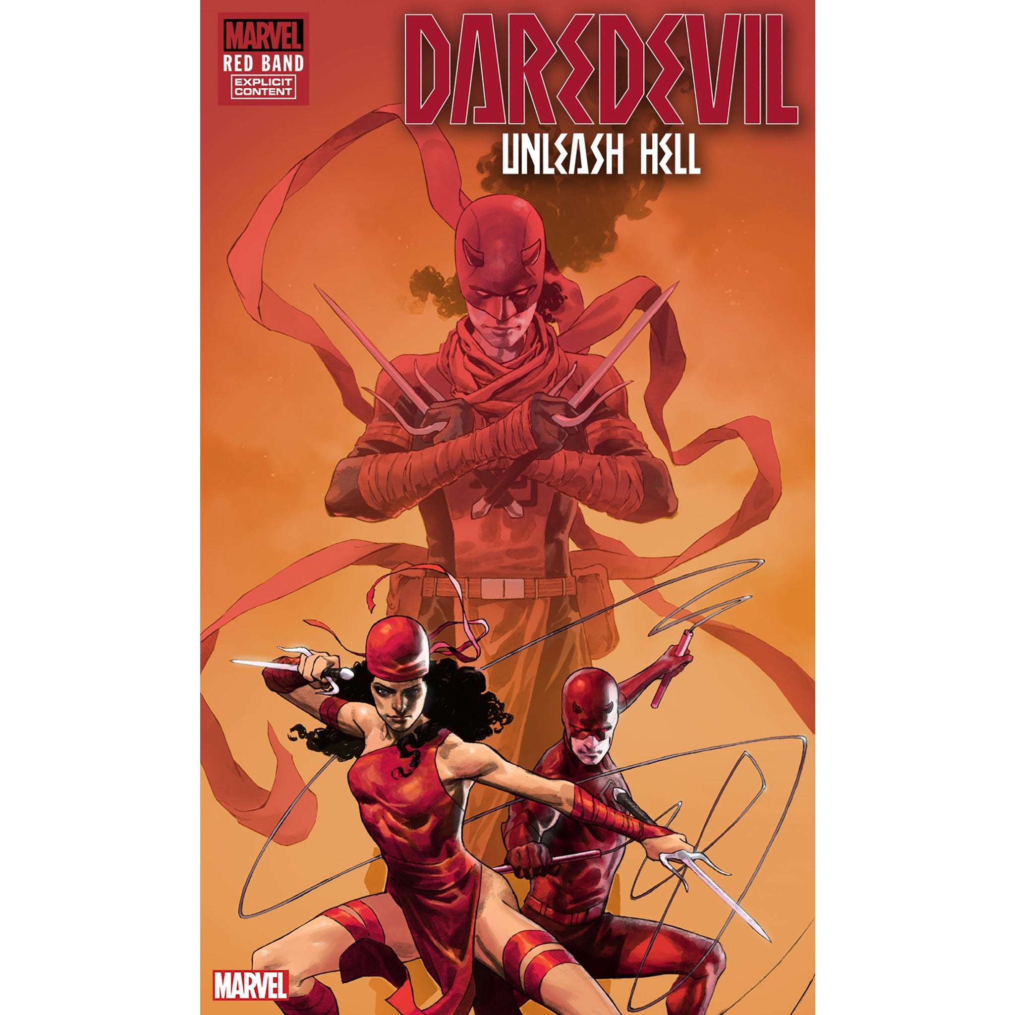 DAREDEVIL: UNLEASH HELL - RED BAND #1 JEROME OPENA VARIANT [POLYBAGGED]