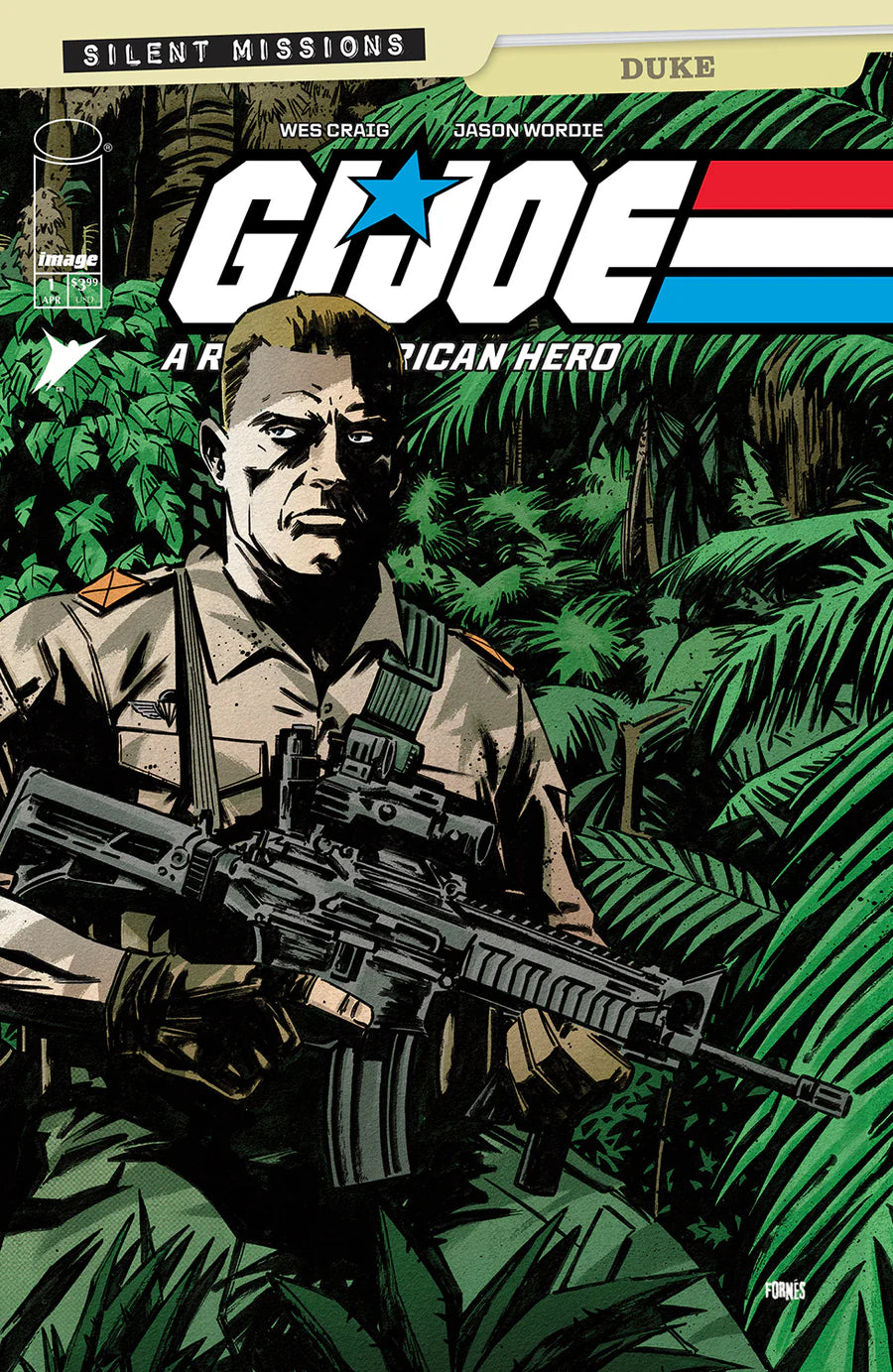 GI JOE A REAL AMERICAN HERO DUKE #1 (ONE SHOT) CVR B JORGE FORNES VAR
