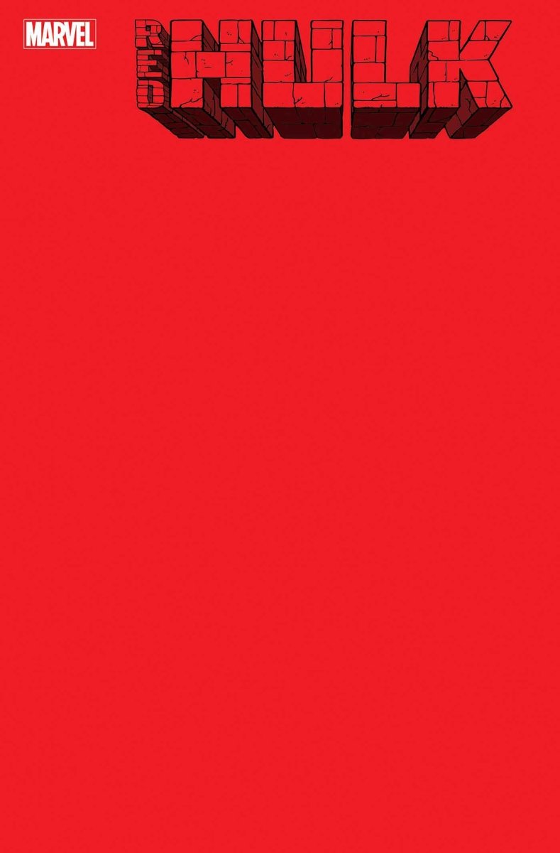 RED HULK #1 RED BLANK COVER VARIANT [DOOM]