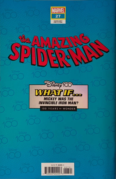 AMAZING SPIDER-MAN (2022) #27 DISNEY 100 MARVEL HOMAGE VARIANT COVER - Secret Station Comic | Book Shop