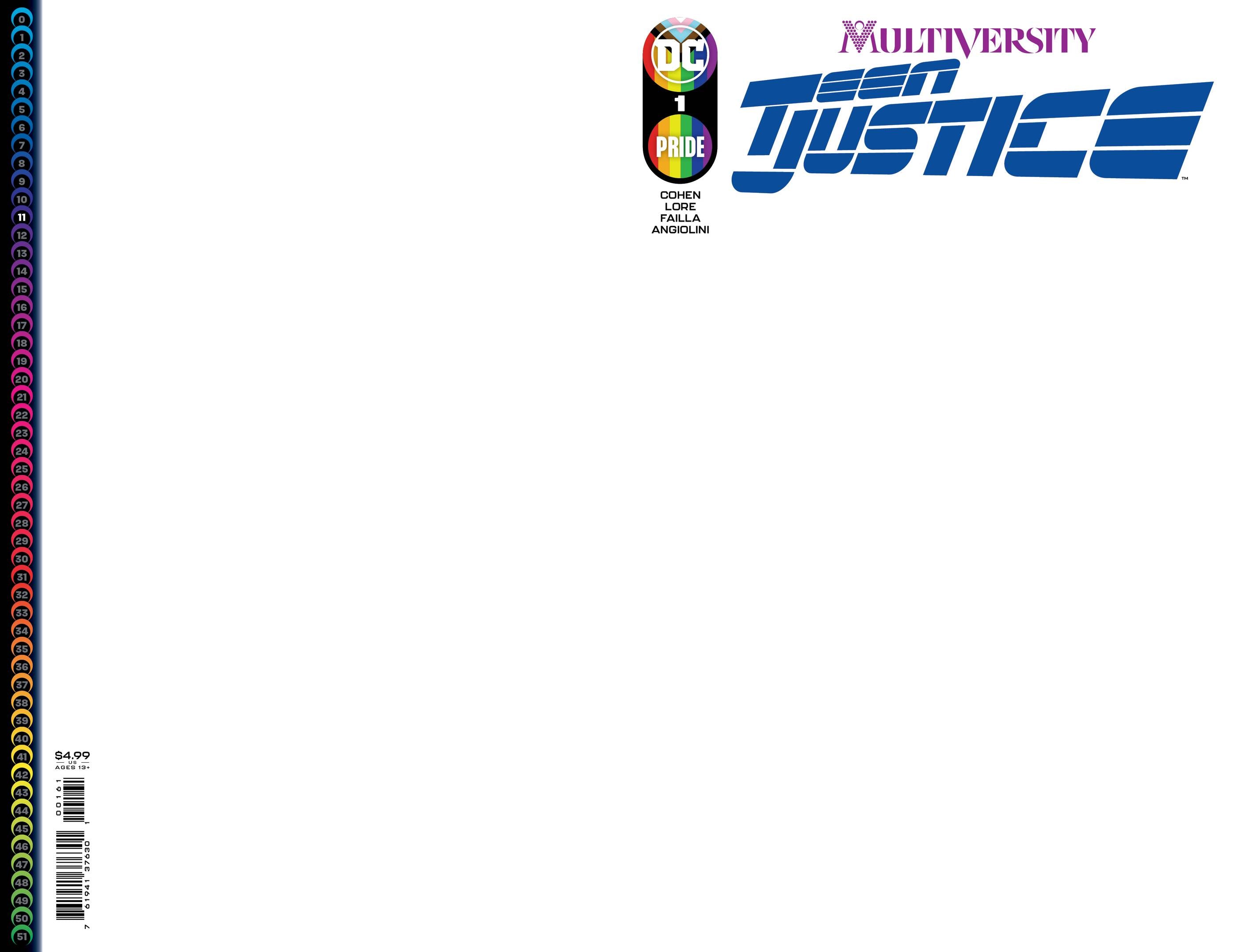 MULTIVERSITY TEEN JUSTICE #1 CVR D BLANK (2017)