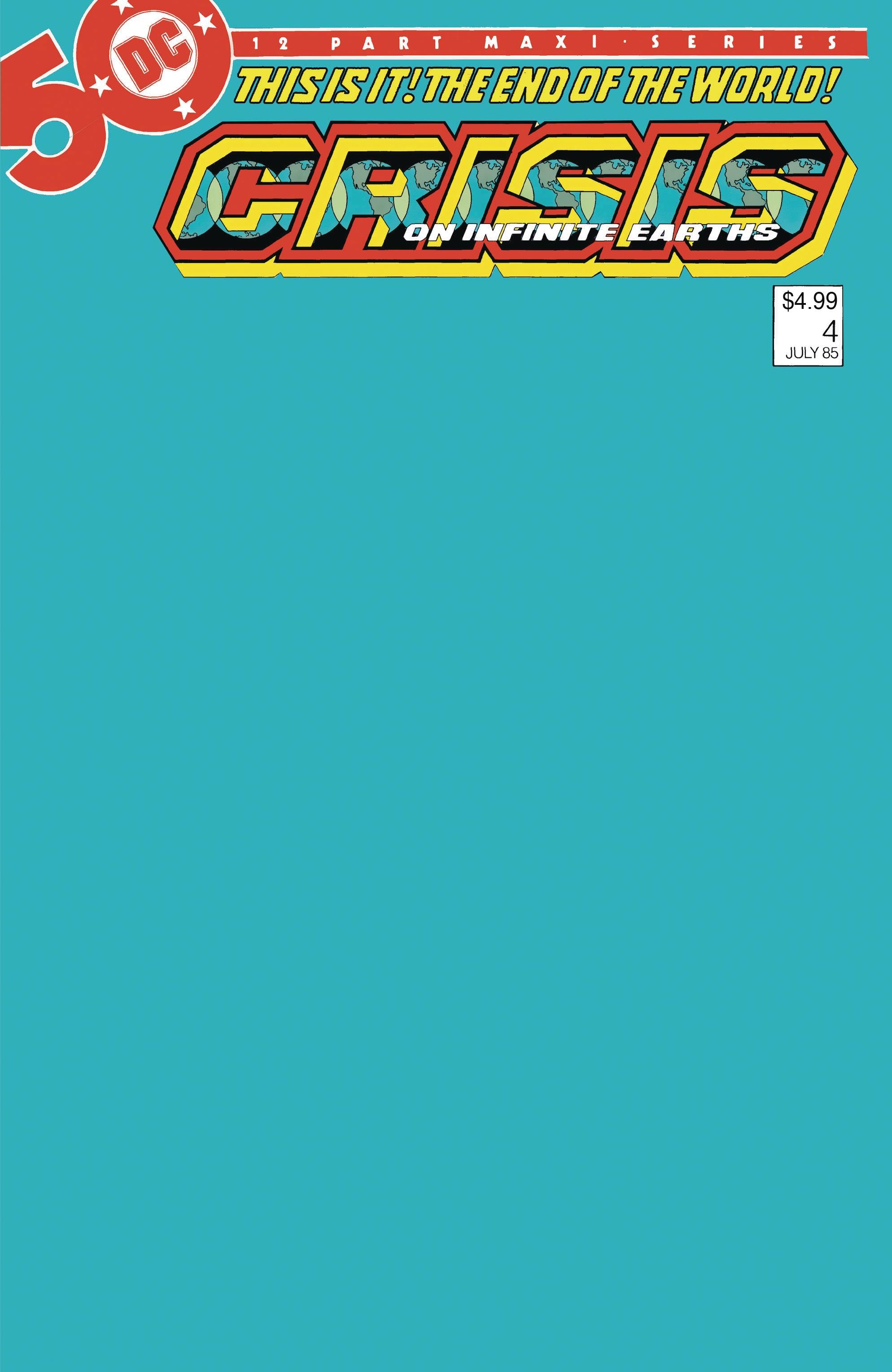 CRISIS ON INFINITE EARTHS #4 (OF 12) FACSIMILE