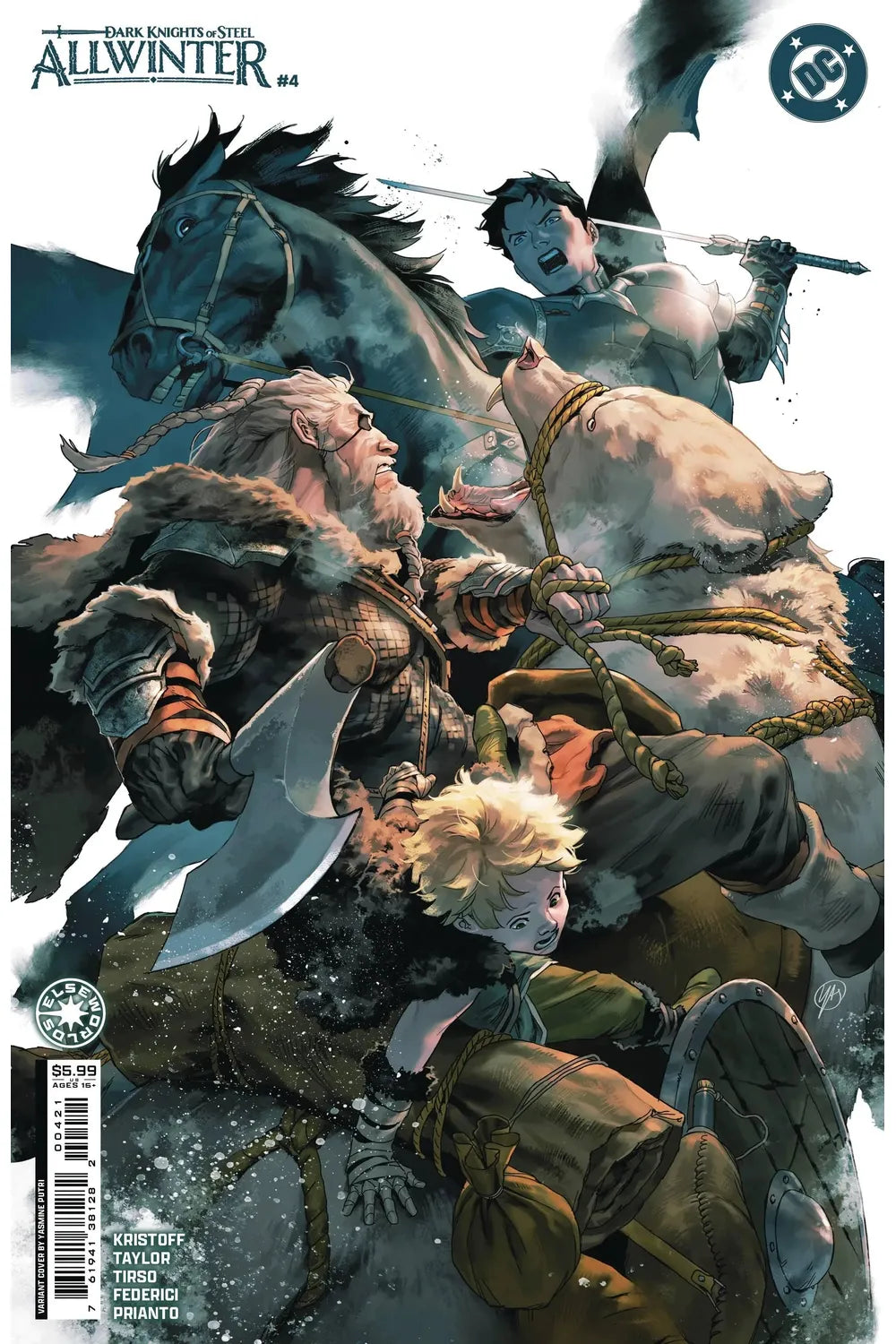 DARK KNIGHTS OF STEEL ALLWINTER #4 (OF 6) CVR - Secret Station Comic | Book Shop