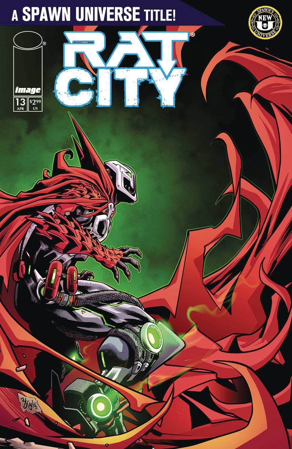 SPAWN RAT CITY #13 CVR A CARLOS