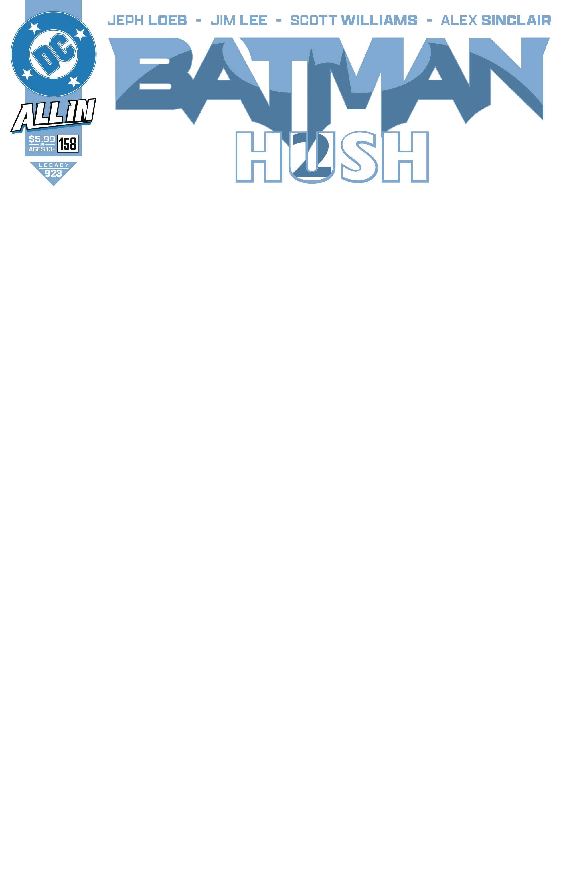 BATMAN #158 CVR H BLANK VAR