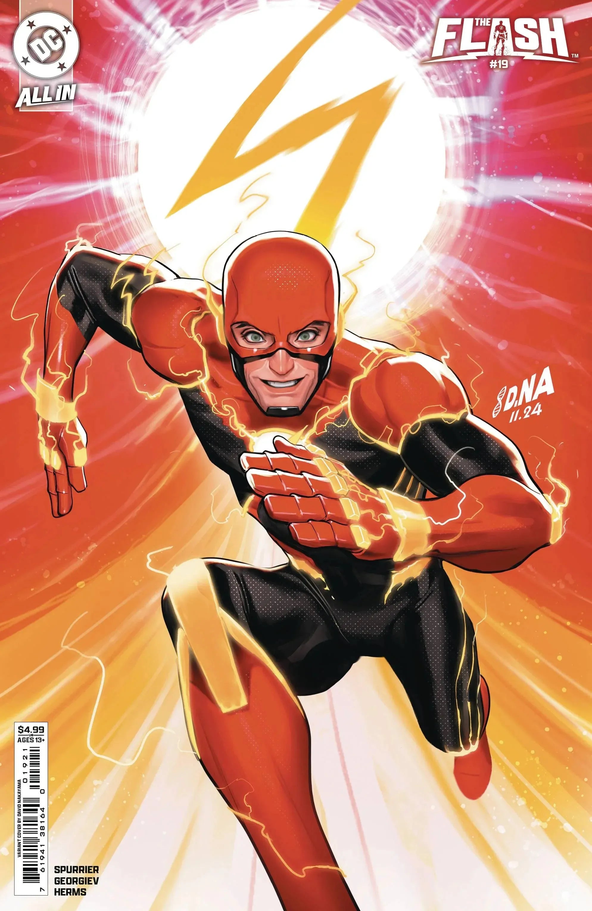 FLASH #19 CVR B DAVID NAKAYAMA CARD STOCK VAR