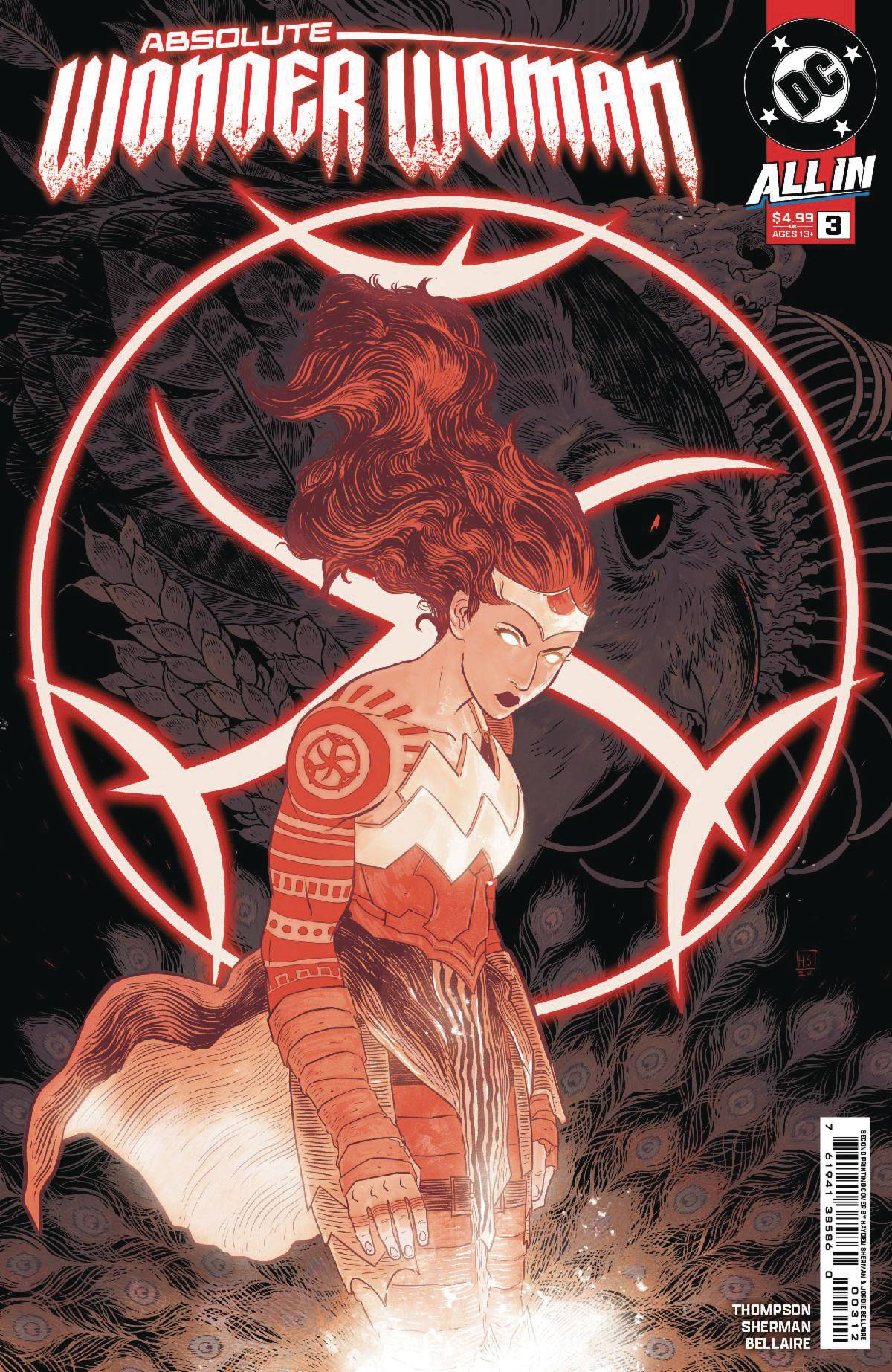 ABSOLUTE WONDER WOMAN #3 2-oji PTG HAYDEN SHERMA