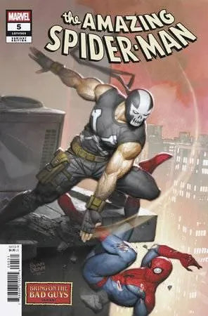 AMAZING SPIDER-MAN #5 RYAN BROWN BRING ON THE BAD GUYS VARIANT