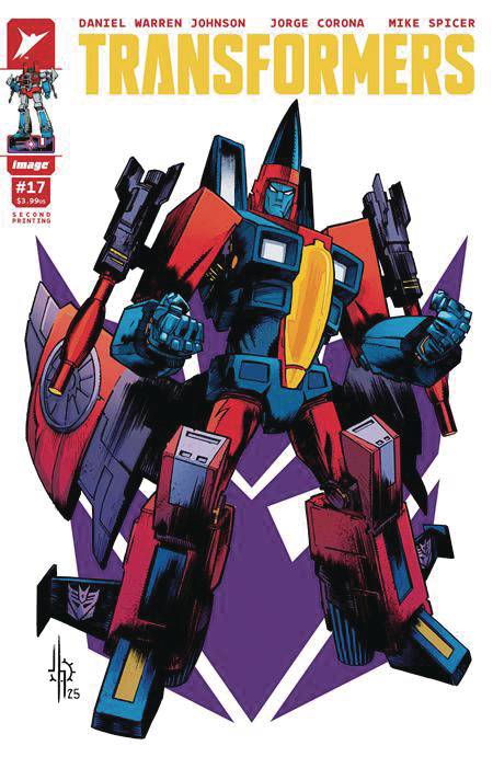 TRANSFORMERS #17 2ND PTG CVR A JASON HOWARD DECEPTICON CVR
