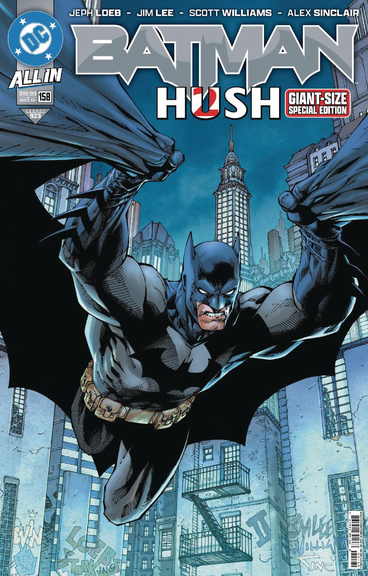 BATMAN #158 CVR B JIM LEE & SCOTT WILLIAMS CONNECTI