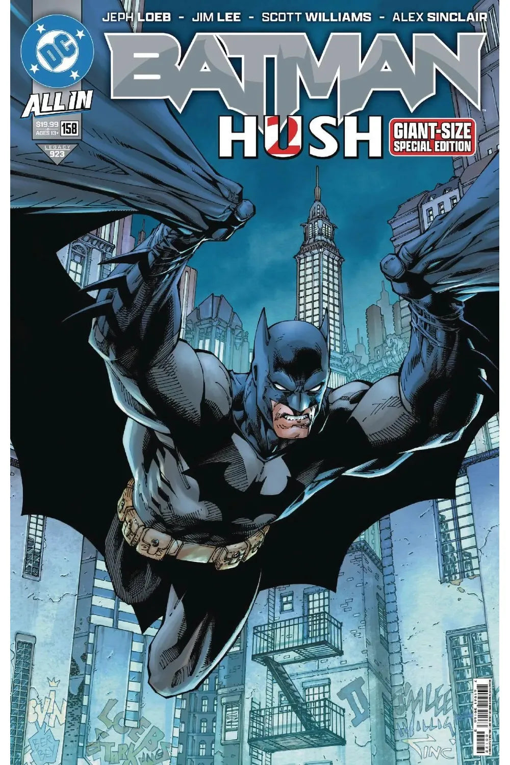 BATMAN #158 CVR B JIM LEE & SCOTT WILLIAMS CONNECTI - Secret Station Comic | Book Shop