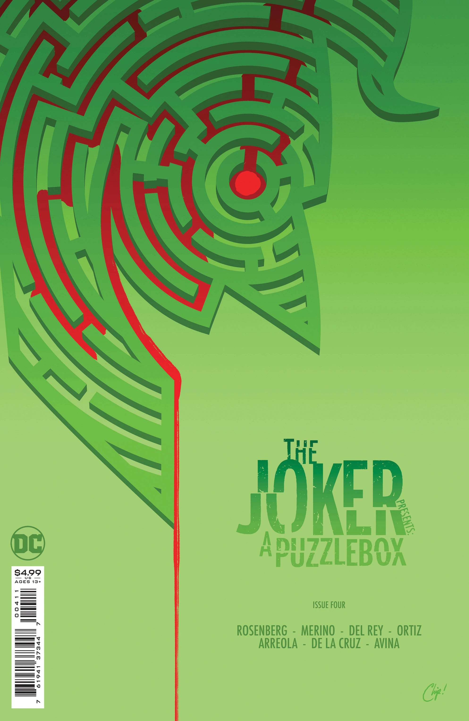 JOKER PRESENTS A PUZZLEBOX #4 (OF 7) CVR A ZDARSKY comic cover | Secret Station