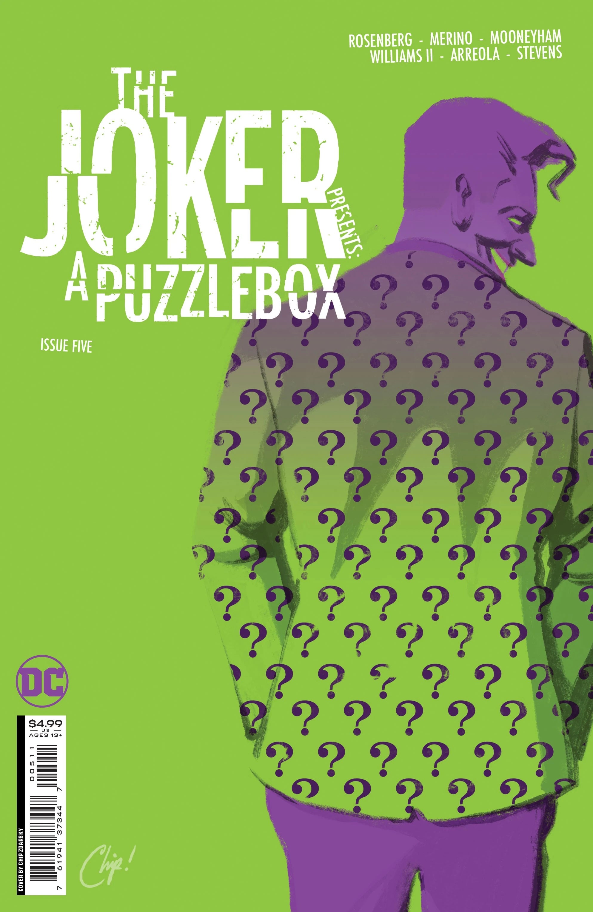 JOKER PRESENTS A PUZZLEBOX #5 (OF 7) CVR A ZDARSKY comic cover | Secret Station