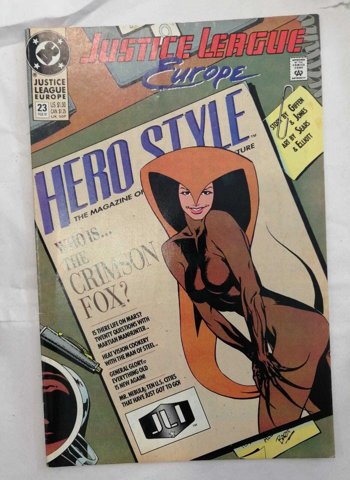 Justice League Europe (1989) 23 FN