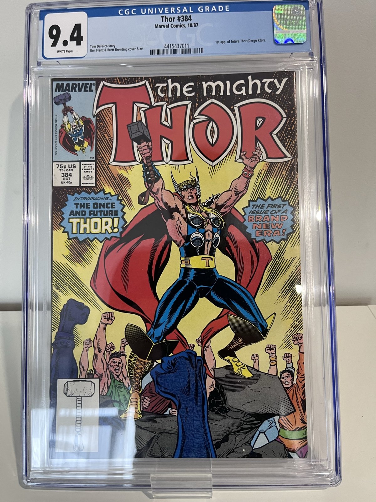 Thor (1966 1st Series) 384 CGC 9.4