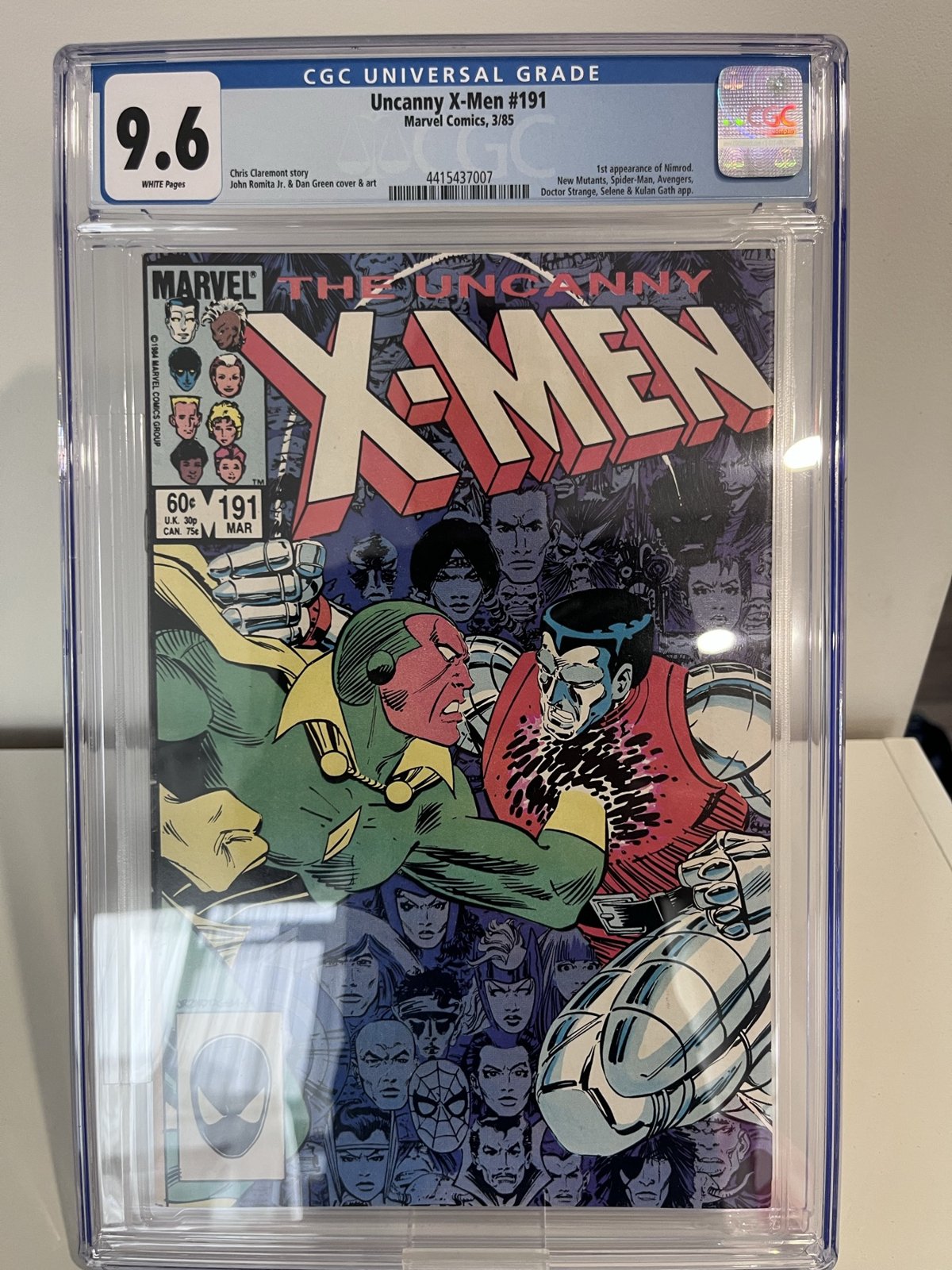 Uncanny X-Men (1963 1st Series) 191 CGC 9.6