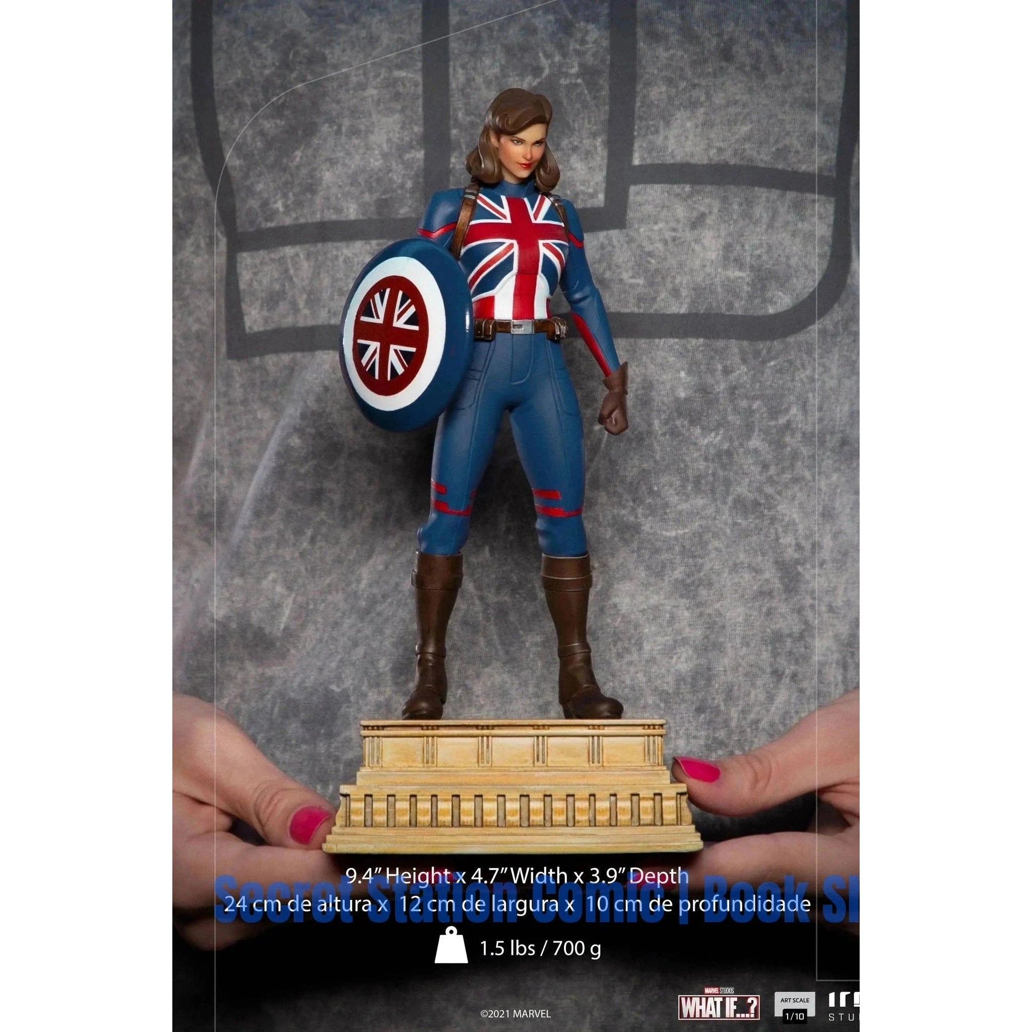 What If...? Art Scale Statue 1/10 Captain Carter 24 cm - Secret Station Comic | Book Shop